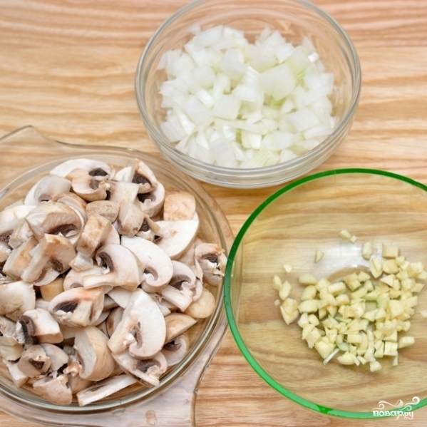 Рецепт Яичница-болтунья с грибами