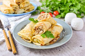 Блинчики с мясом