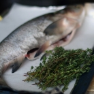 Рецепт Рыба с тимьяном и луком