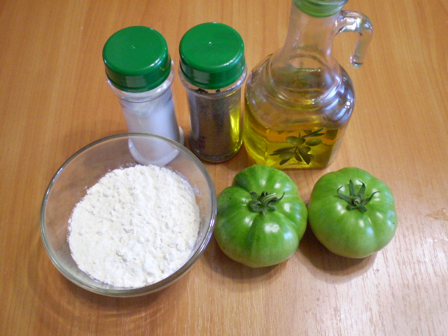 Рецепт Жареные зеленые помидоры
