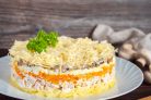 Салат "Царский" с курицей и шампиньонами