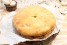 Осетинский пирог с грибами и сыром