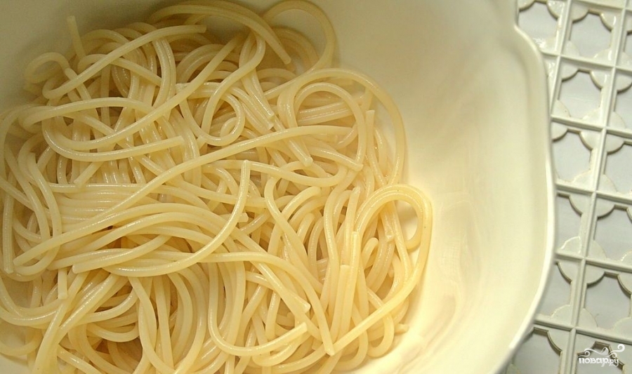 Рецепт Спагетти с сыром