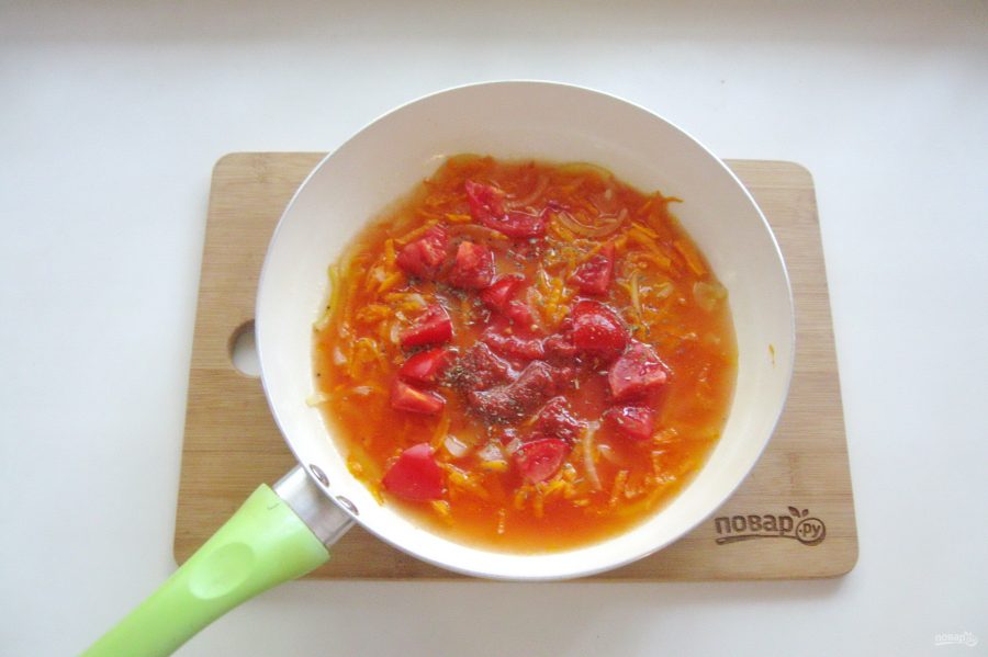Камбала в томатном соусе