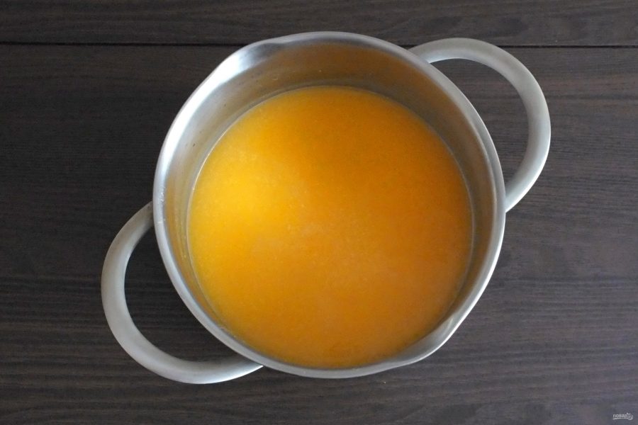 Суп из тыквы, картофеля и моркови