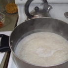 Рецепт Креветки с имбирем и рисом