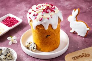 Сахарная глазурь для кулича