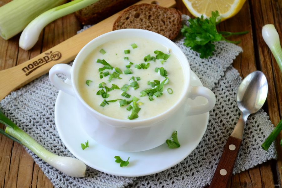 Луковый суп "Пармантье"