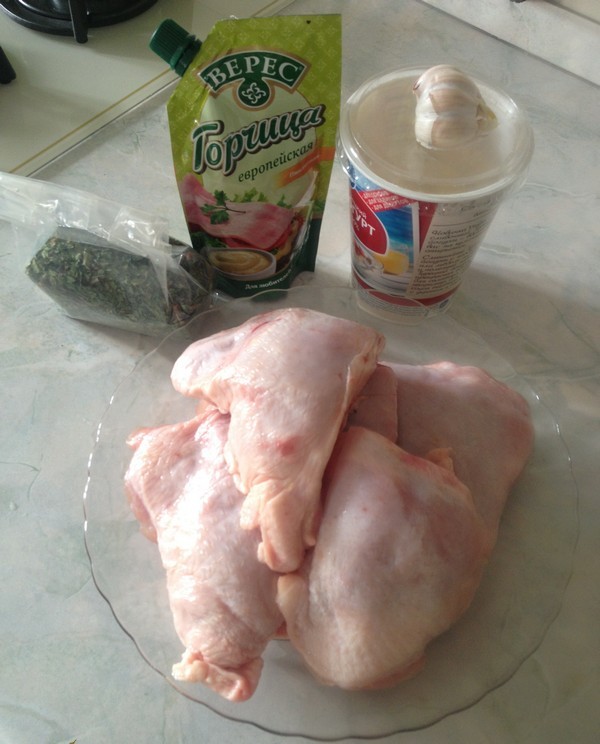 Рецепт Курица в йогурте в мультиварке