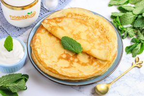 Блины с кукурузными отрубями