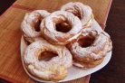 Заварные кольца с творожным кремом