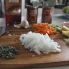 Рецепт Суп-пюре с фасолью и ветчиной