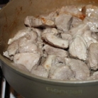 Рецепт Мясо с грибами в сметане