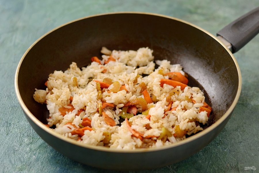 Как приготовить рис с морковью и луком. Как приготовить рис с морковью пошаговый рецепт.