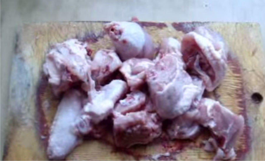 Рецепт Курица с картошкой в утятнице