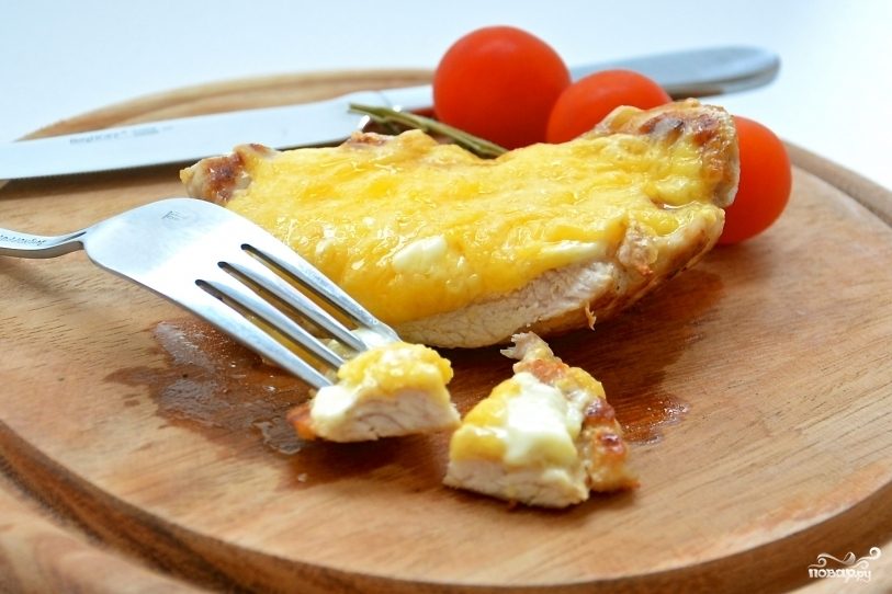 Рецепт Куриные отбивные с сыром