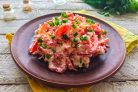 Салат "Приморский" с крабовыми палочками