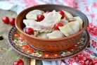 Вареники с вишнями (заварное тесто)