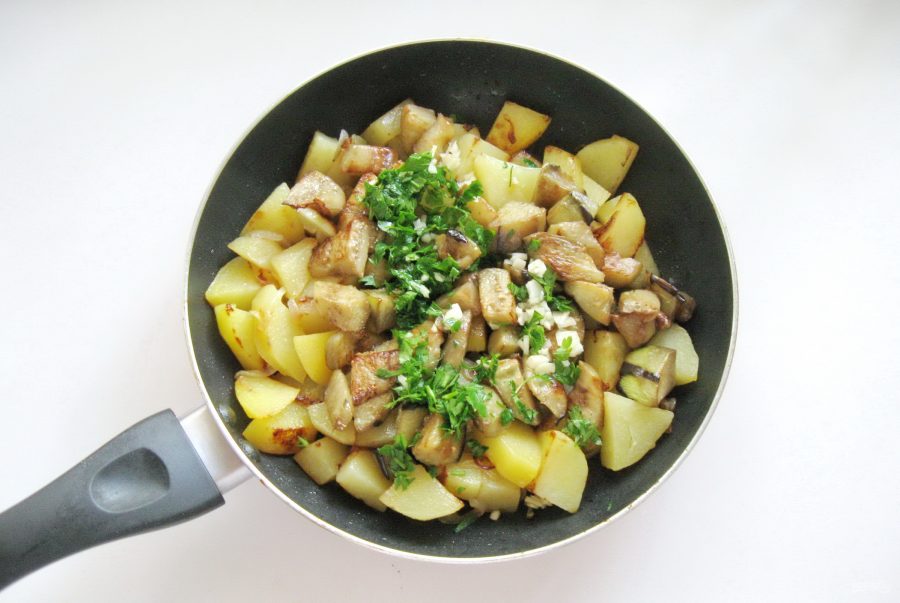 Жареный картофель со вкусом грибов