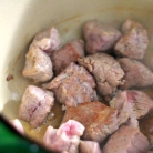 Рецепт Свинина с грибами и сладким картофелем