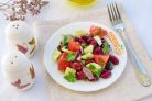 Иберийский салат из красной фасоли