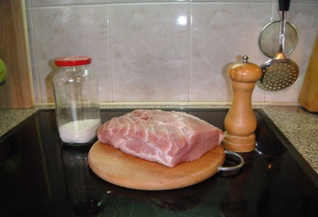 Рецепт Свинина с картошкой в рукаве