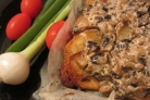 Картофель с грибами и мясом