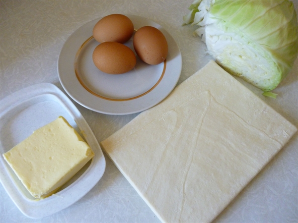 Рецепт Капустный пирог с яйцом