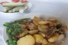 Жареная картошка с говядиной