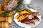 Рулька с картошкой в духовке