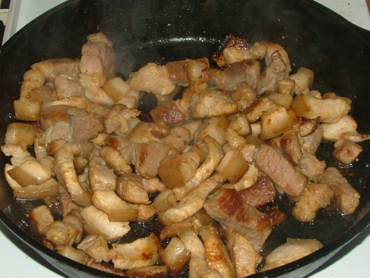 Рецепт Перловая каша с мясом