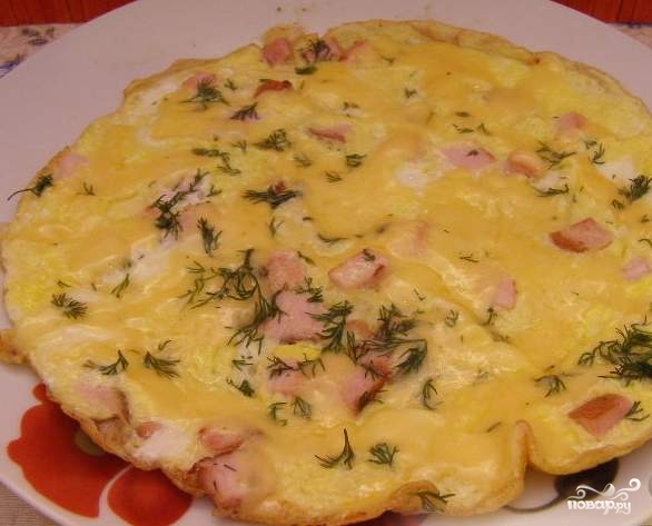 Рецепт Омлет по-английски