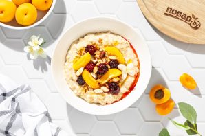 Постная овсяная каша