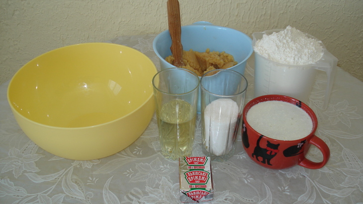 Рецепт Пирожки с горохом в духовке
