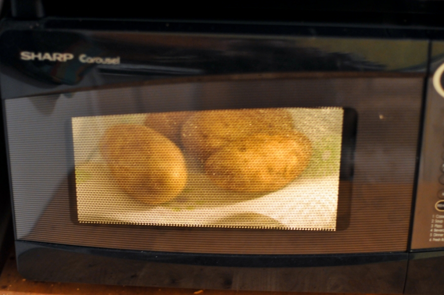 Рецепт Картошка с салом на мангале