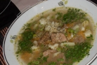 Суп с овощами и мясом
