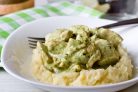 Курица с базиликом и сметаной