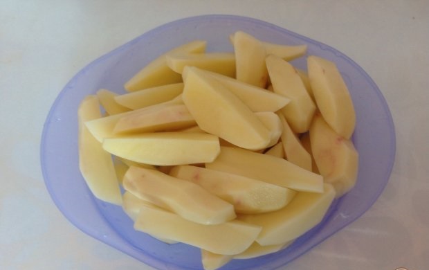 Рецепт Утка кусочками с картошкой в духовке
