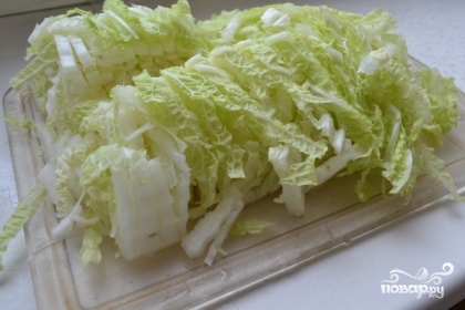 Рецепт Греческий салат с капустой