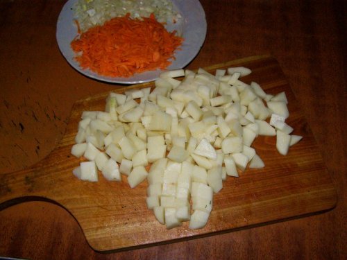 Рецепт Суп с сыром и колбасой