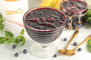 Варенье из черники с бананом на зиму