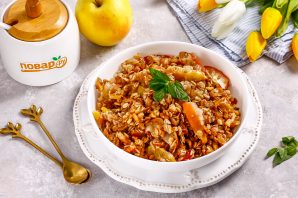 Мюсли запеченные с яблоком