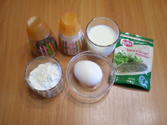 Рецепт Кляр из яйца и муки
