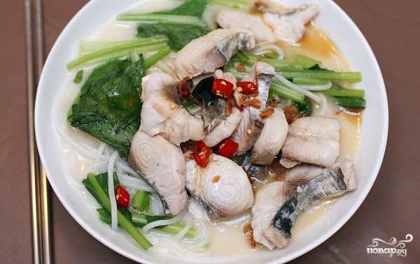 Рецепт Рыбный суп с лапшой