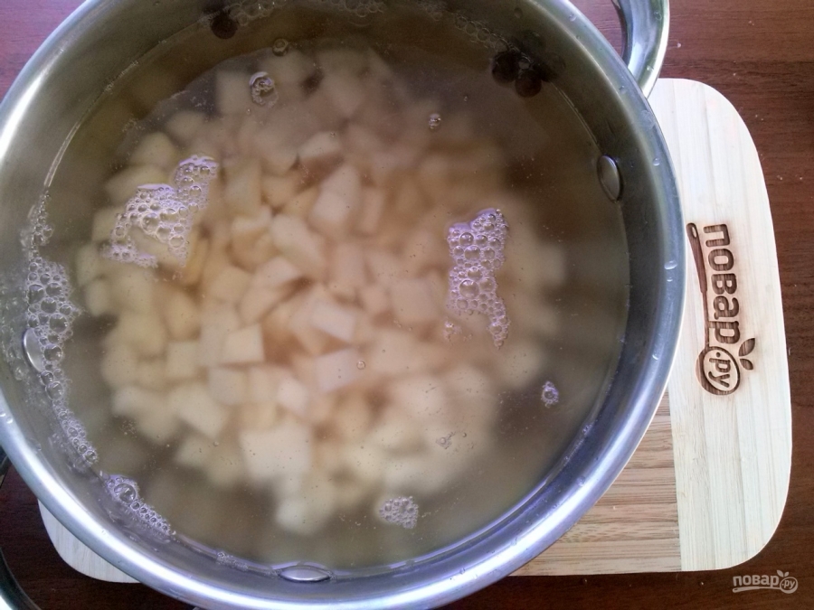 Бабушкин суп с пельменями