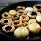 Рецепт Запеченные грибы с сыром бри
