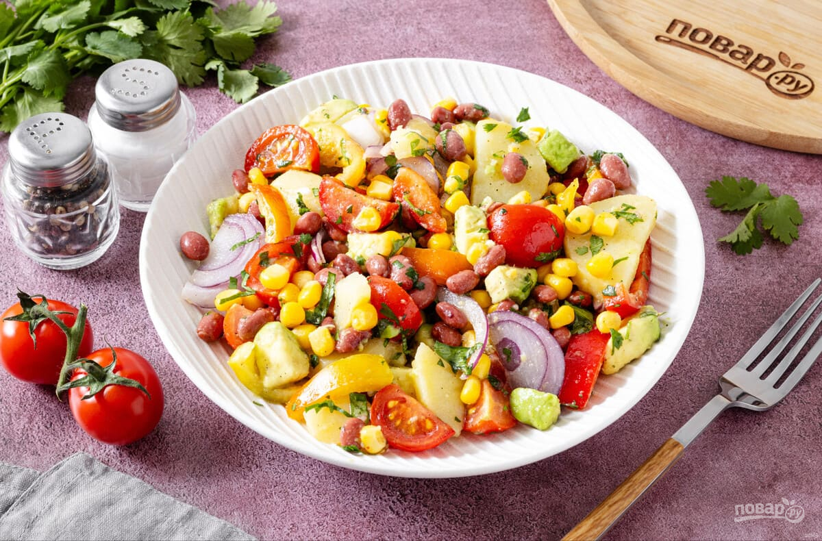 Постные салаты