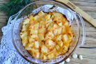 Картофель, запеченный с майонезом и чесноком