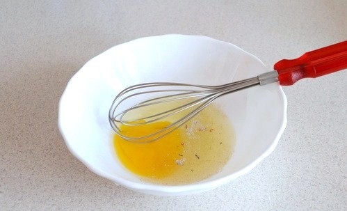 Рецепт Салат с яичными блинчиками