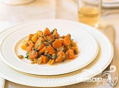 Рецепт Салат с морковью и чечевицей